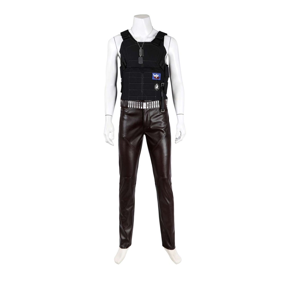 Cyberpunk 2077 Johnny Silverhand Suit Cosplay Costume Halloween Carnival Outfit