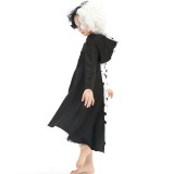 Cruella Kids Skirt Dress Festival Cosplay Costume Halloween Carnival Outfit