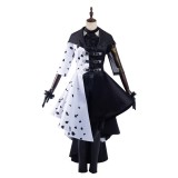 Cruella Cruella de Vil Dress Suit Cosplay Costume Halloween Carnival Outfit