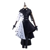 Cruella Cruella de Vil Dress Suit Cosplay Costume Halloween Carnival Outfit