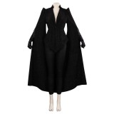 Cruella Black Coat Suit Cosplay Costume Halloween Carnival Outfit