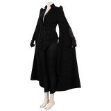 Cruella Black Coat Suit Cosplay Costume Halloween Carnival Outfit