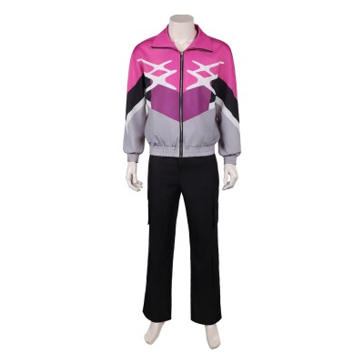 Crime 101 Ormon Pink Cosplay Costume Halloween Carnival Outfit