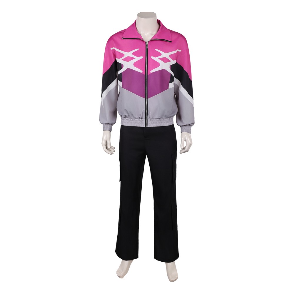 Crime 101 Ormon Pink Cosplay Costume Halloween Carnival Outfit