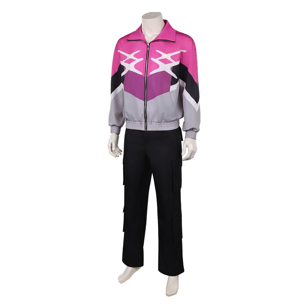Crime 101 Ormon Pink Cosplay Costume Halloween Carnival Outfit