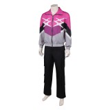 Crime 101 Ormon Pink Cosplay Costume Halloween Carnival Outfit
