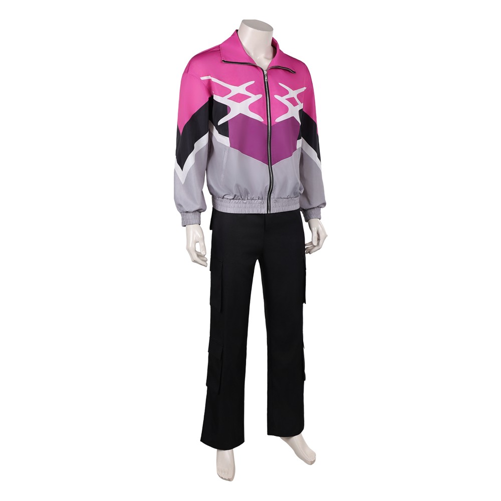 Crime 101 Ormon Pink Cosplay Costume Halloween Carnival Outfit