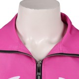 Crime 101 Ormon Pink Cosplay Costume Halloween Carnival Outfit
