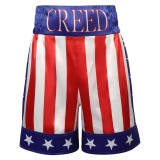 Creed 3 Adonis Creed Shorts Party Suit Cosplay Costume Halloween Carnival Outfit