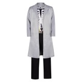 Creature Commandos(2024) Doctor Phosphorus Grey Coat Cosplay Costume Halloween Carnival Outfit