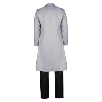 Creature Commandos(2024) Doctor Phosphorus Grey Coat Cosplay Costume Halloween Carnival Outfit