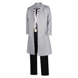 Creature Commandos(2024) Doctor Phosphorus Grey Coat Cosplay Costume Halloween Carnival Outfit