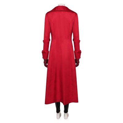 Creature Commandos (2024) The Bride Red Long Coat Cosplay Costume Halloween Carnival Outfit