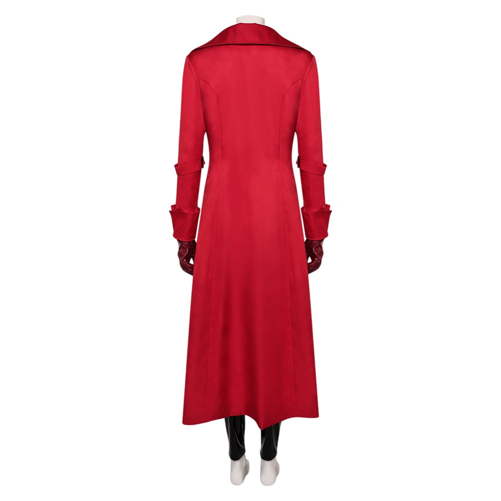Creature Commandos (2024) The Bride Red Long Coat Cosplay Costume Halloween Carnival Outfit