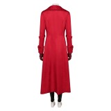 Creature Commandos (2024) The Bride Red Long Coat Cosplay Costume Halloween Carnival Outfit