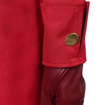 Creature Commandos (2024) The Bride Red Long Coat Cosplay Costume Halloween Carnival Outfit