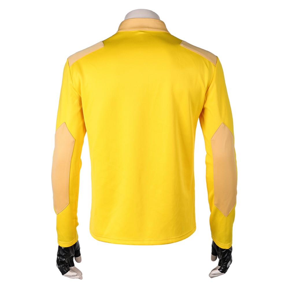 Creature Commandos (2024) Rick Flag Sr Men Yellow Top Cosplay Costume Halloween Carnival Outfit