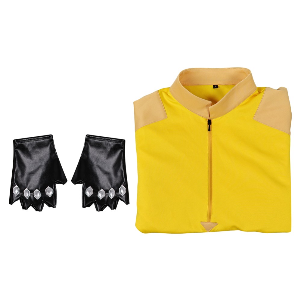 Creature Commandos (2024) Rick Flag Sr Men Yellow Top Cosplay Costume Halloween Carnival Outfit