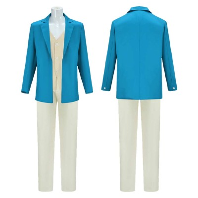 Coyote vs. Acme Foghorn Leghorn Blue Suit Cosplay Costume Halloween Carnival