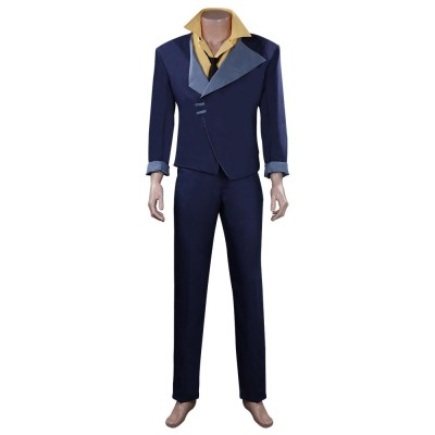Cowboy Bebop Spike Spiegel Suit Cosplay Costume Halloween Carnival Outfit