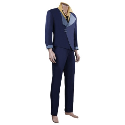 Cowboy Bebop Spike Spiegel Suit Cosplay Costume Halloween Carnival Outfit