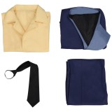 Cowboy Bebop Spike Spiegel Suit Cosplay Costume Halloween Carnival Outfit