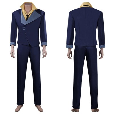 Cowboy Bebop Spike Spiegel Suit Cosplay Costume Halloween Carnival Outfit