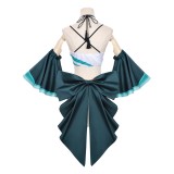 Cosmic Princess Kaguya Yachiyo Tsukimi Women Green Dress Cosplay Costume Halloween Carnival Outfit