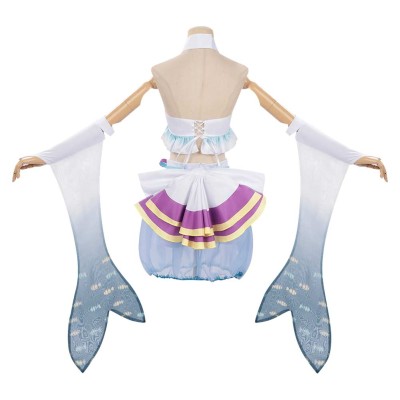 Cosmic Princess Kaguya Yachiyo Runami Women Blue Swimsuit Cosplay Costume Halloween Carnival Outfit