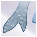 Cosmic Princess Kaguya Yachiyo Runami Women Blue Swimsuit Cosplay Costume Halloween Carnival Outfit