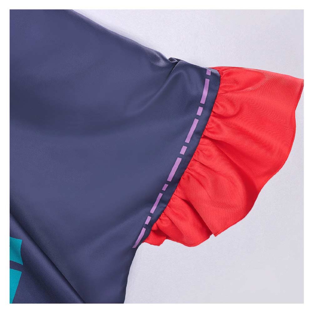 Cosmic Princess Kaguya Tsukimi Yachiyo Women Blue Kimono Cosplay Costume Halloween Carnival Outfit