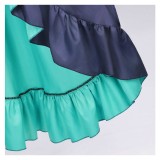 Cosmic Princess Kaguya Tsukimi Yachiyo Women Blue Kimono Cosplay Costume Halloween Carnival Outfit