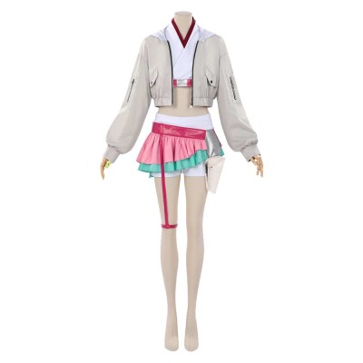 Cosmic Princess Kaguya Roka Ayatsumugi Women White Cosplay Costume Halloween Carnival