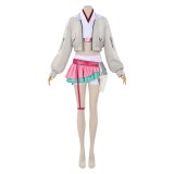 Cosmic Princess Kaguya Roka Ayatsumugi Women White Cosplay Costume Halloween Carnival