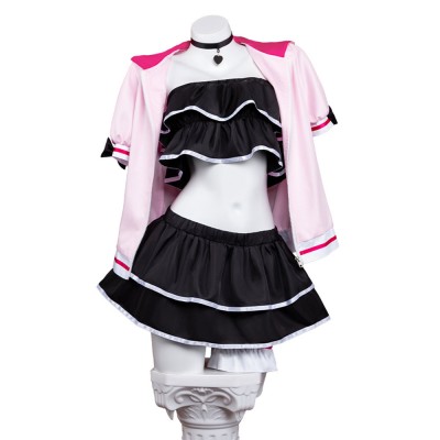 Cosmic Princess Kaguya Noi Komazawa Women Pink Cosplay Costume Halloween Carnival Outfit
