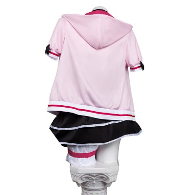 Cosmic Princess Kaguya Noi Komazawa Women Pink Cosplay Costume Halloween Carnival Outfit