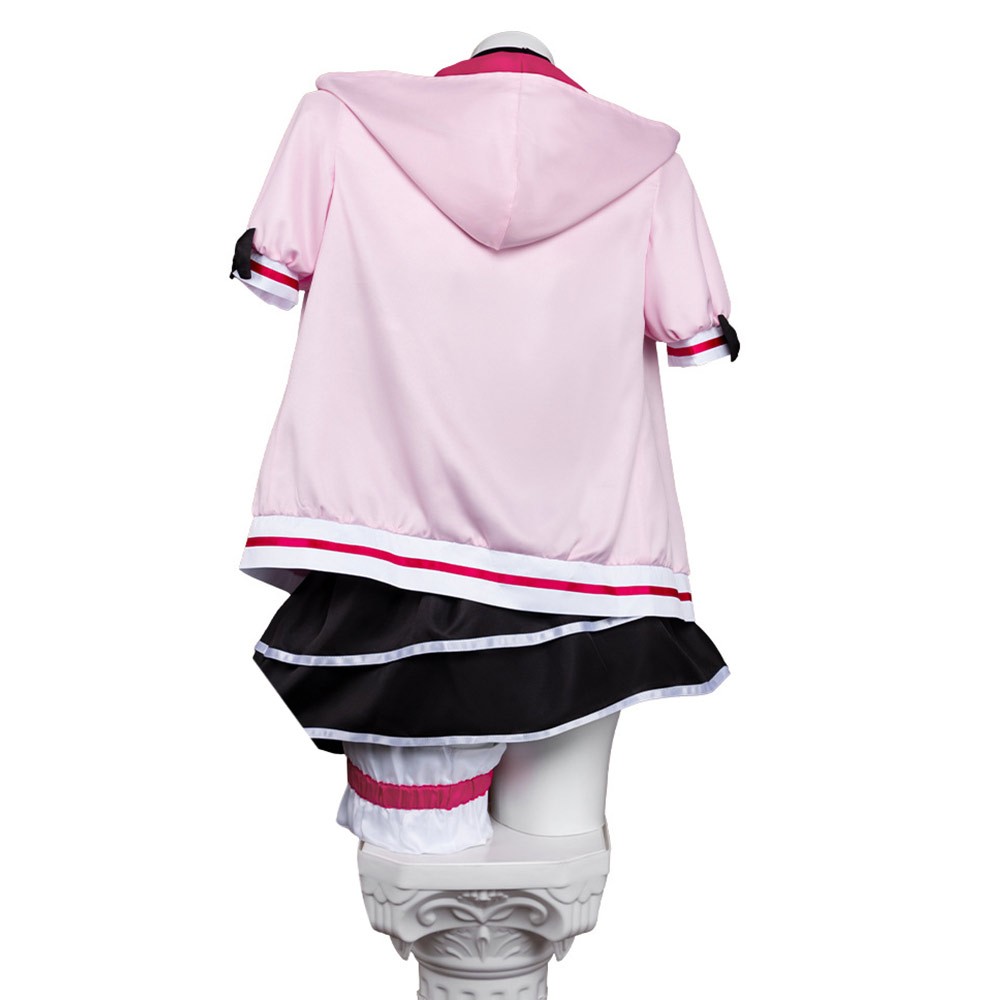 Cosmic Princess Kaguya Noi Komazawa Women Pink Cosplay Costume Halloween Carnival Outfit