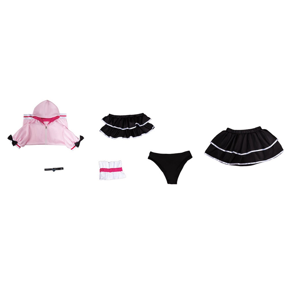 Cosmic Princess Kaguya Noi Komazawa Women Pink Cosplay Costume Halloween Carnival Outfit
