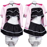 Cosmic Princess Kaguya Noi Komazawa Women Pink Cosplay Costume Halloween Carnival Outfit