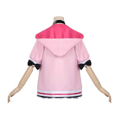 Cosmic Princess Kaguya Noi Komazawa Women Pink and Black Cosplay Costume Halloween Carnival Outfit