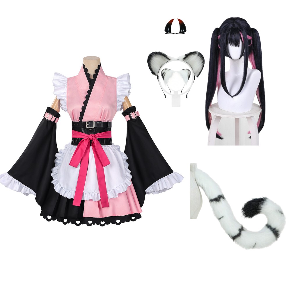 Cosmic Princess Kaguya Noi Komazawa Women Dress Cosplay Costume Halloween Carnival Outfit