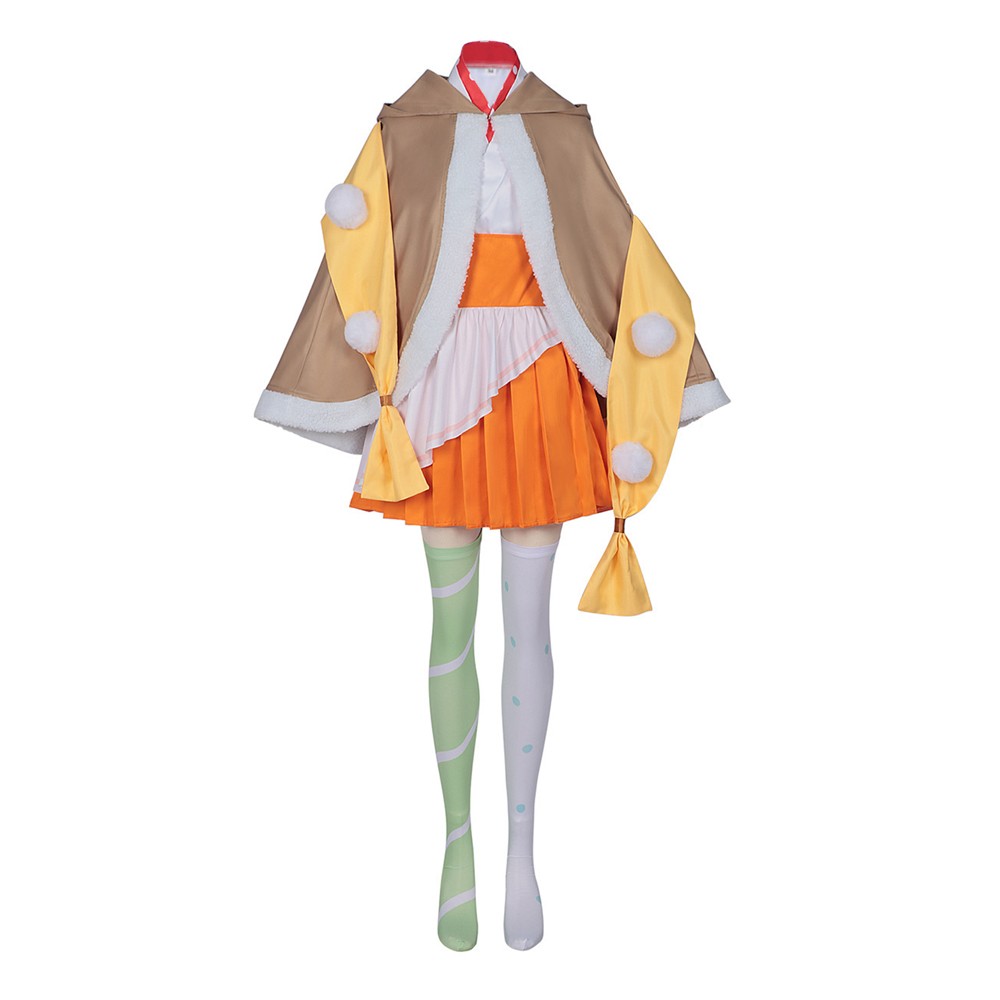 Cosmic Princess Kaguya Manami Isayama Yellow Gray Cosplay Costume Halloween Carnival Outfit