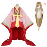 Cosmic Princess Kaguya Kaguya Women Pink Kimono Cosplay Costume Halloween Carnival Outfit