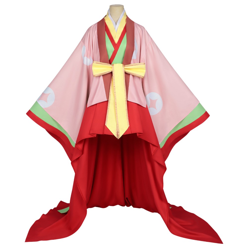 Cosmic Princess Kaguya Kaguya Women Pink Kimono Cosplay Costume Halloween Carnival Outfit