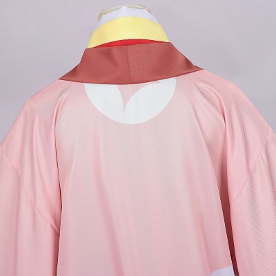 Cosmic Princess Kaguya Kaguya Women Pink Kimono Cosplay Costume Halloween Carnival Outfit