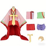 Cosmic Princess Kaguya Kaguya Women Pink Kimono Cosplay Costume Halloween Carnival Outfit