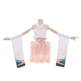 Cosmic Princess Kaguya Kaguya Pink Swimsuit Cosplay Costume Halloween Carnival Outfit