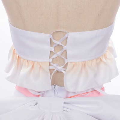 Cosmic Princess Kaguya Kaguya Pink Swimsuit Cosplay Costume Halloween Carnival Outfit