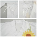 Cosmic Princess Kaguya Iroha Sakayori Women White Kimono Cosplay Costume Halloween Carnival Outfit