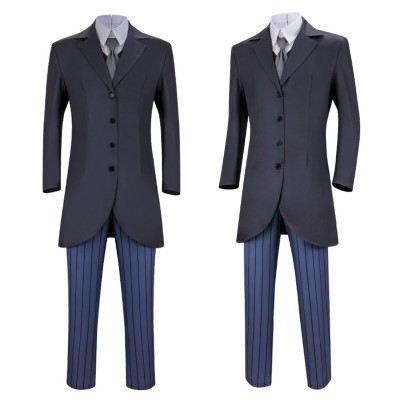 Corpse Bride Victor Black Wedding Suit Cosplay Costume Halloween Carnival Outfit